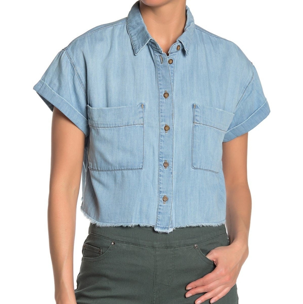 Good American Denim Crop Top